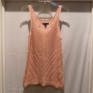 American Eagle Pink Sweater Tank Top